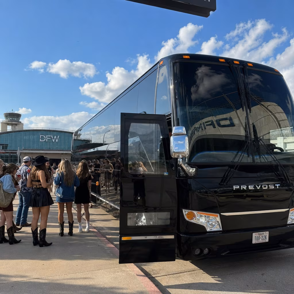 Rent a Bus to Dallas Fort Worth International Airport