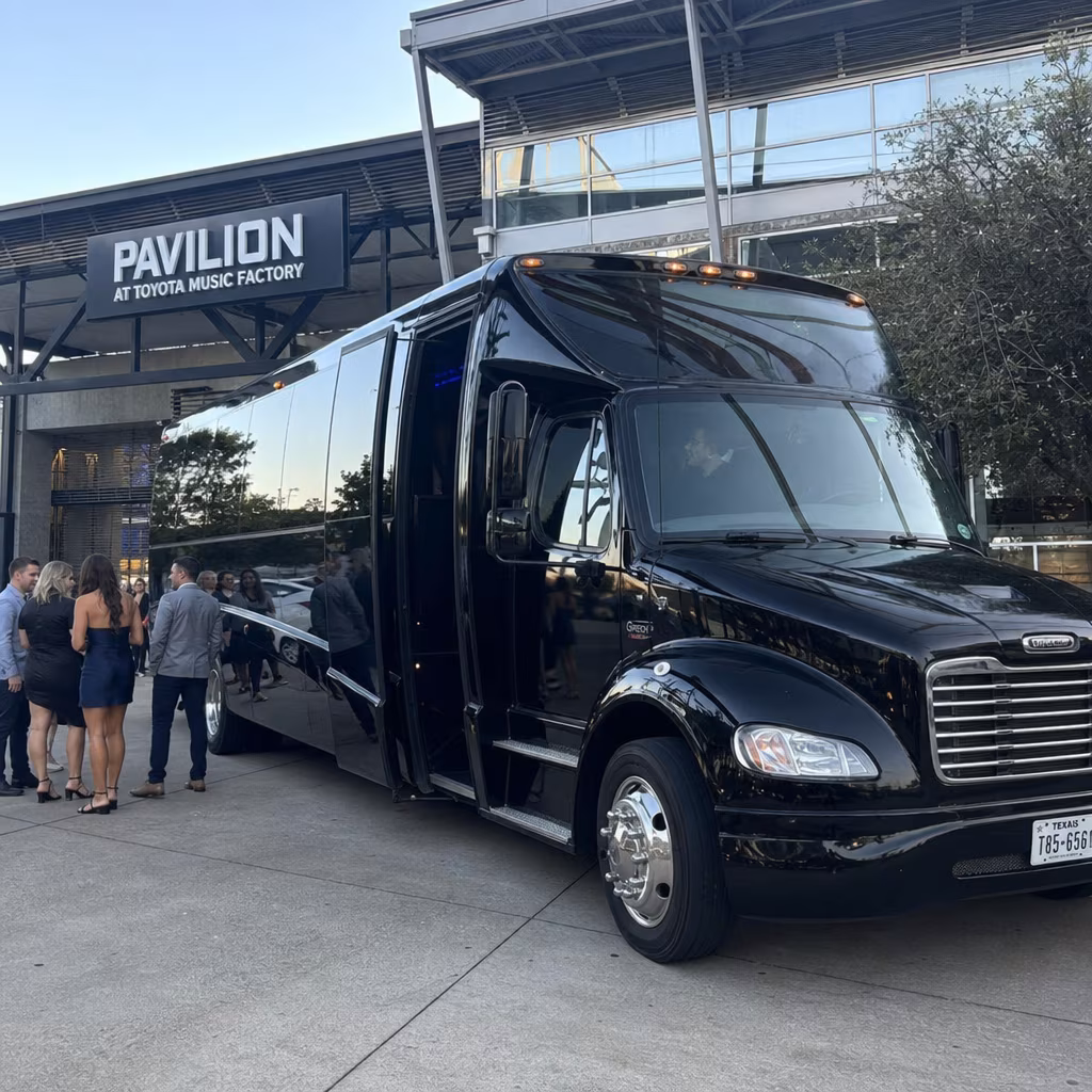 Rent a Bus to Pavilion at Toyota Music Factory