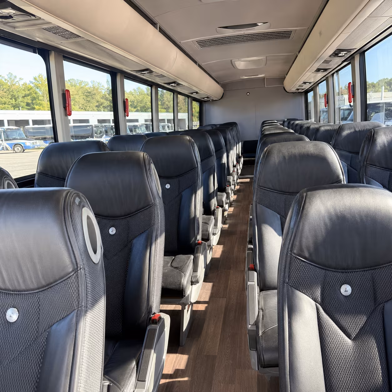 40-56 Passenger Charter Bus Inside