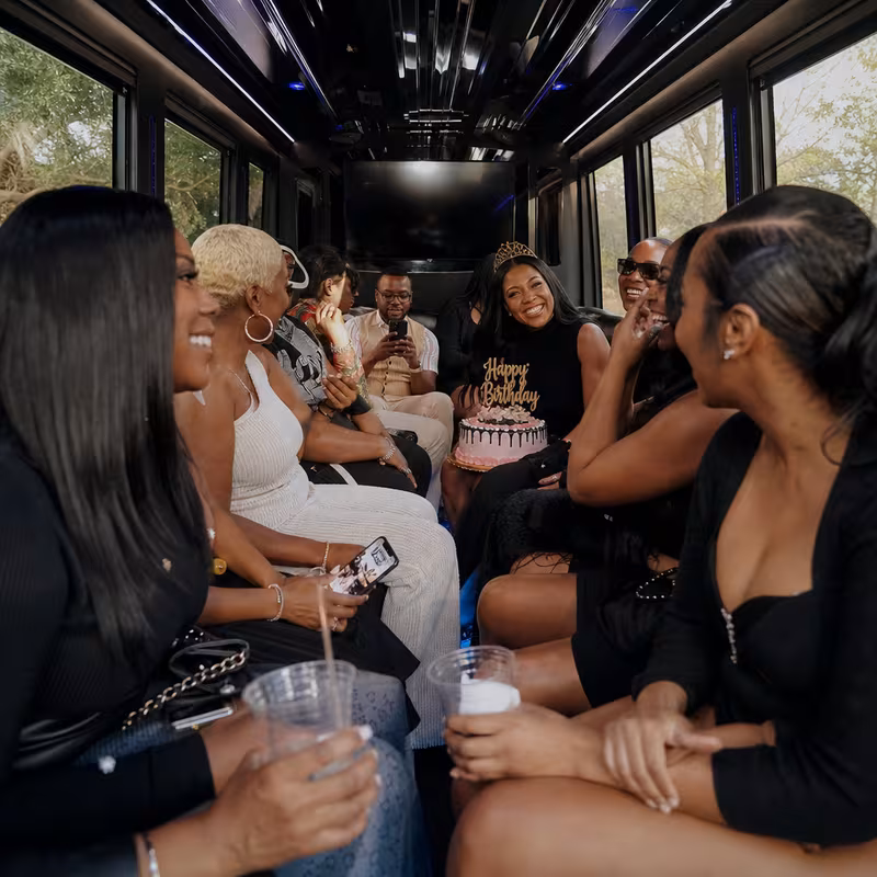 Dallas Birthday Transportation fleet vehicle