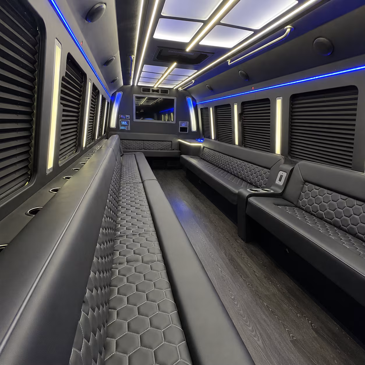 Dallas Bachelor & Bachelorette Transportation party bus exterior
