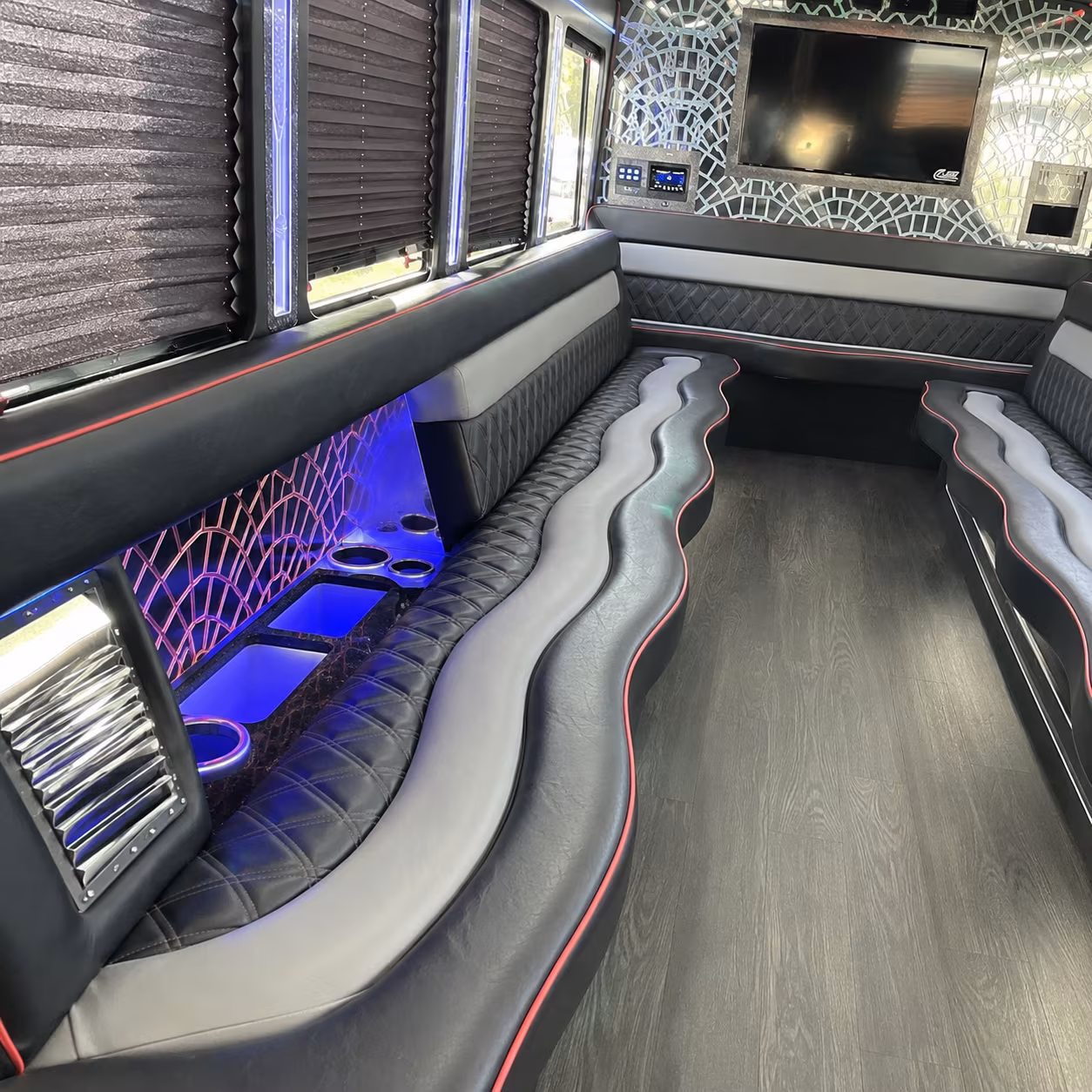 Dallas Concert & Music Festival Transportation party bus exterior