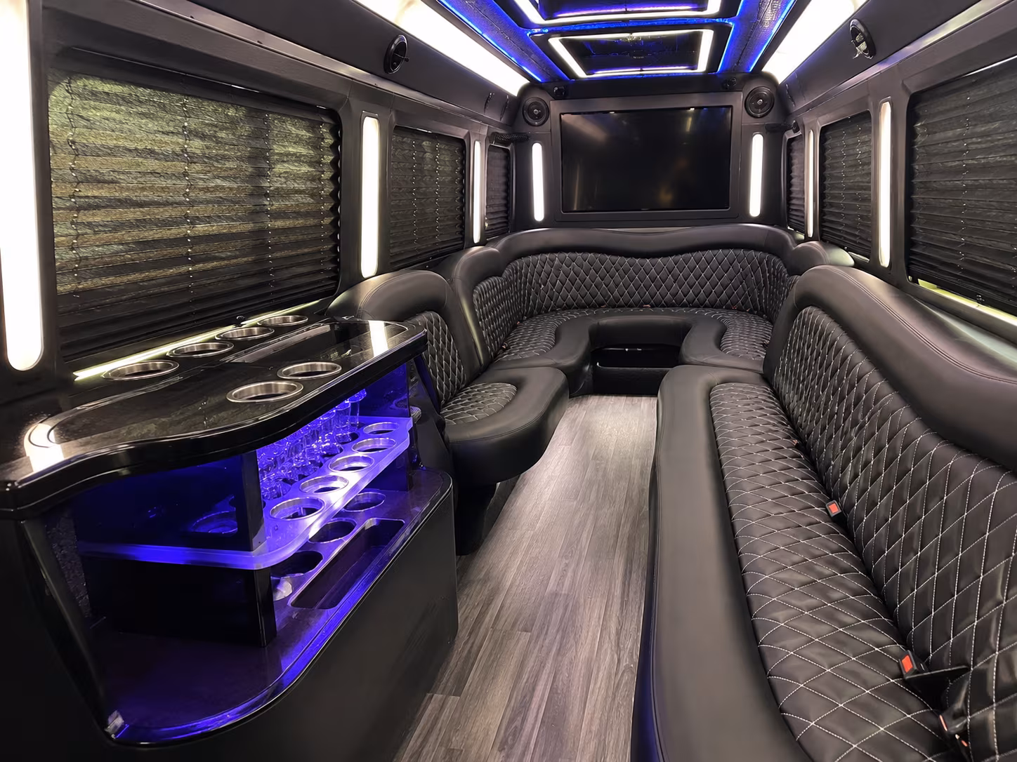 Dallas Concert & Music Festival Transportation party bus exterior