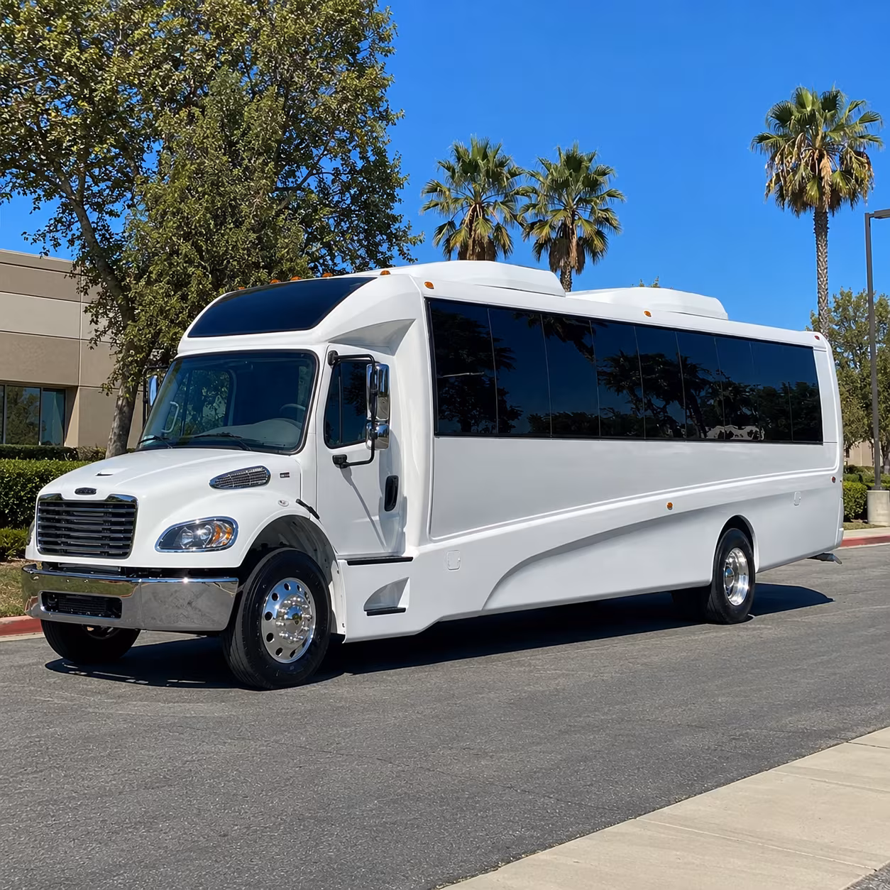 Dallas Corporate Transportation party bus exterior
