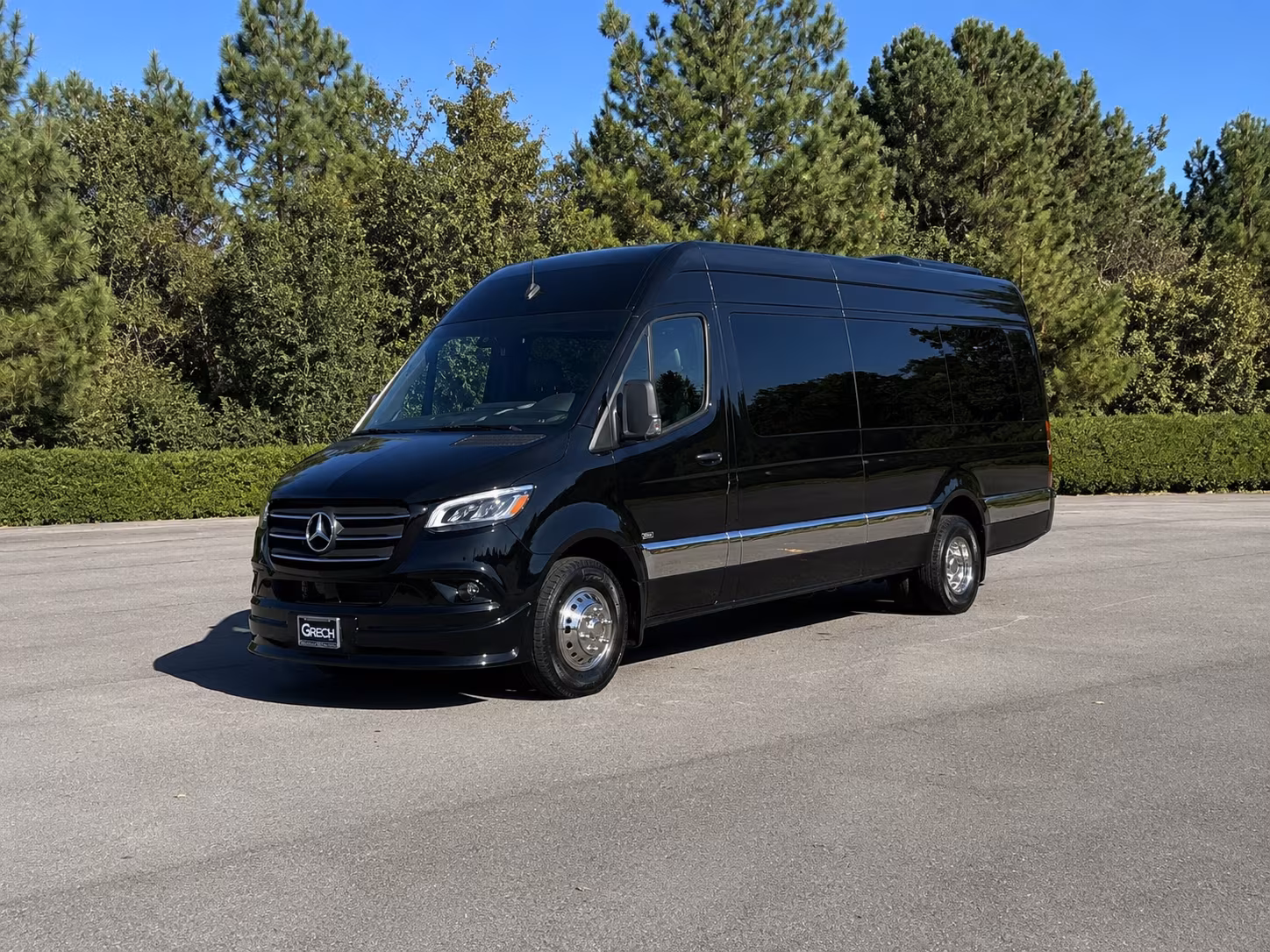 Dallas Corporate Transportation party bus exterior