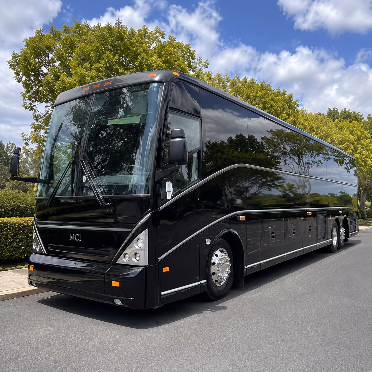 Dallas Corporate Transportation party bus exterior