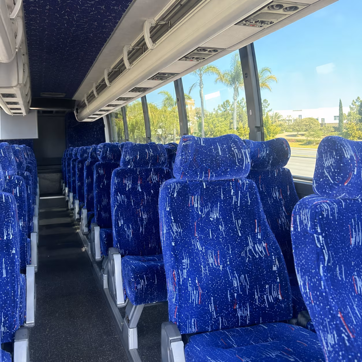 Dallas Corporate Transportation party bus interior