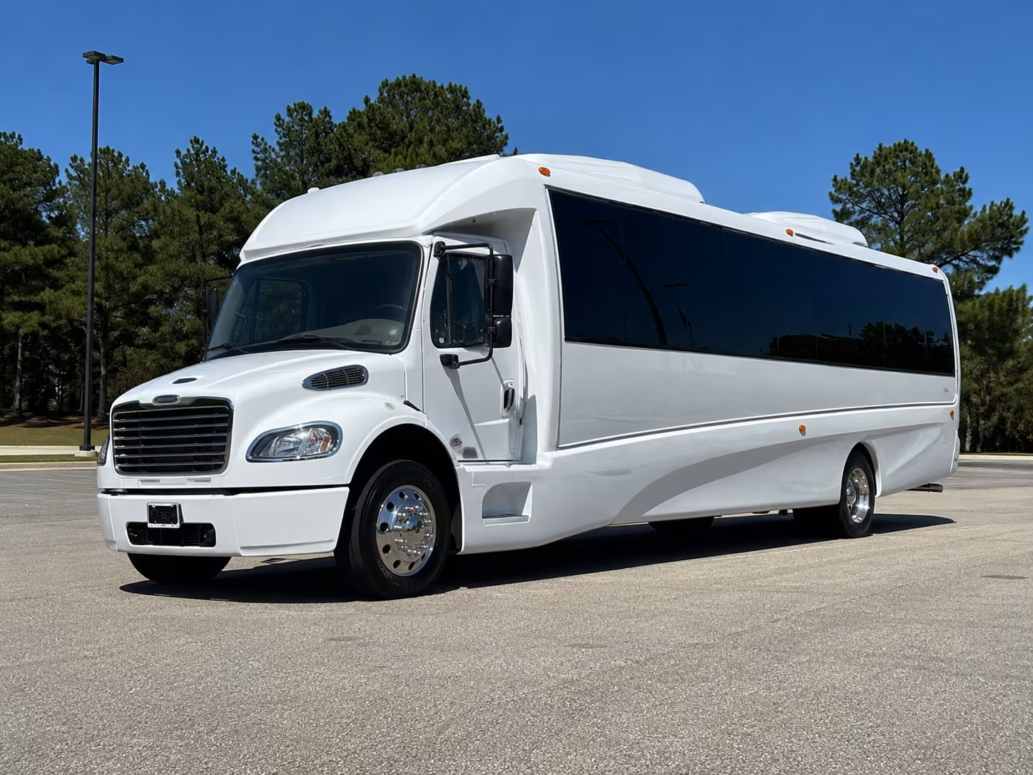 Dallas Private Event Transportation party bus exterior