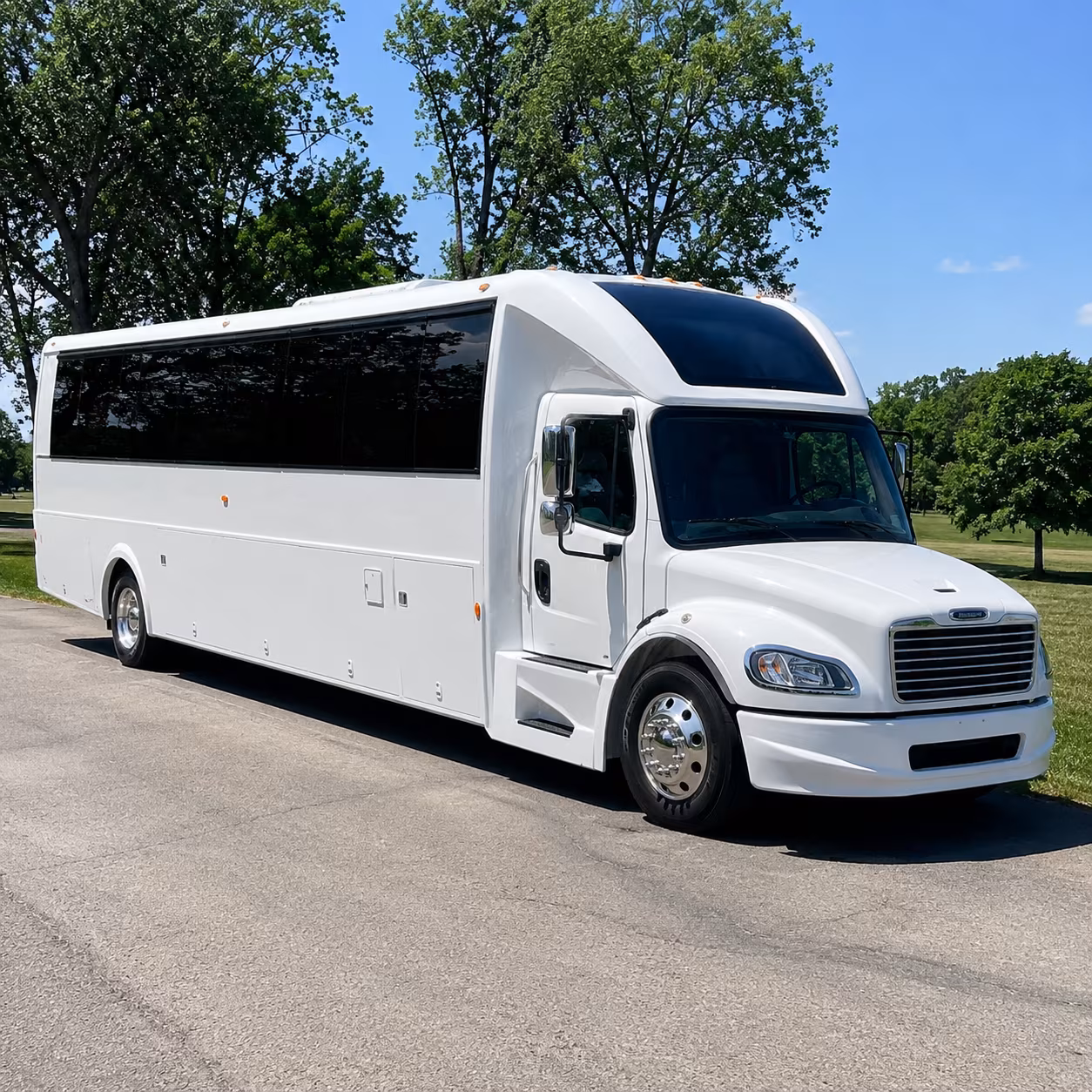 Dallas Private Event Transportation party bus interior