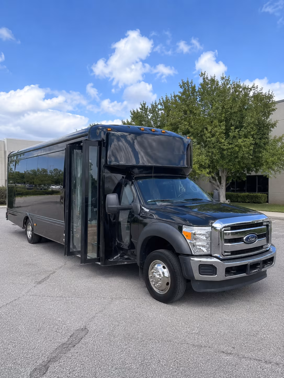 Dallas Private Event Transportation party bus exterior