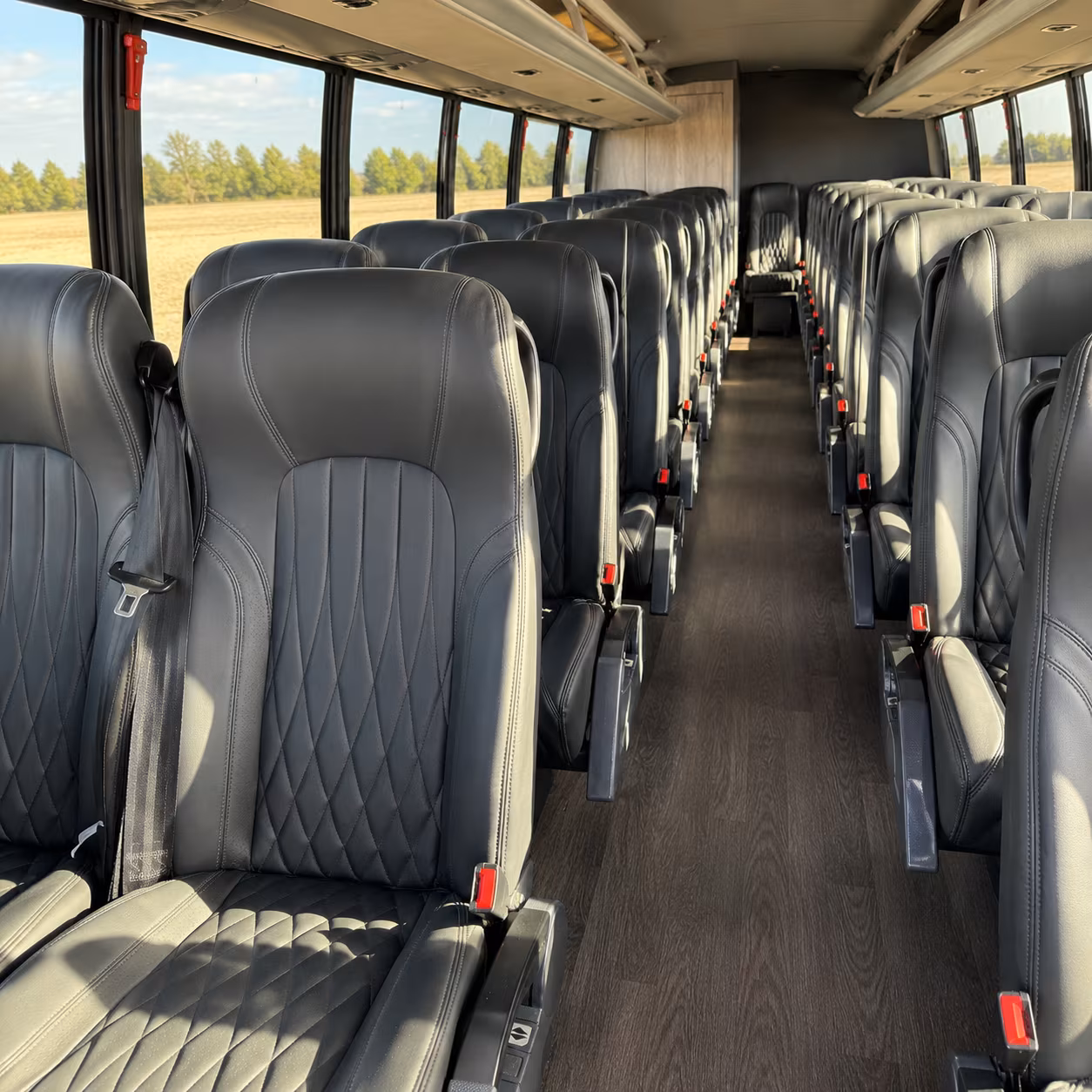 Dallas School Event Transportation party bus exterior