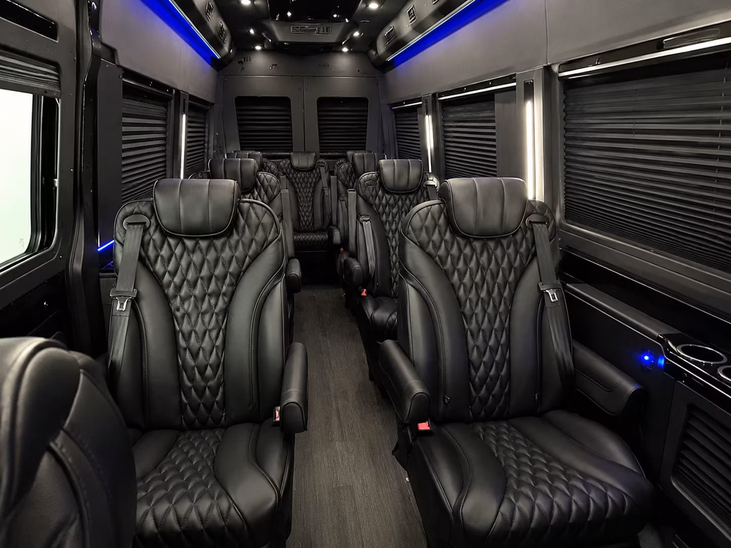 Dallas School Event Transportation party bus exterior