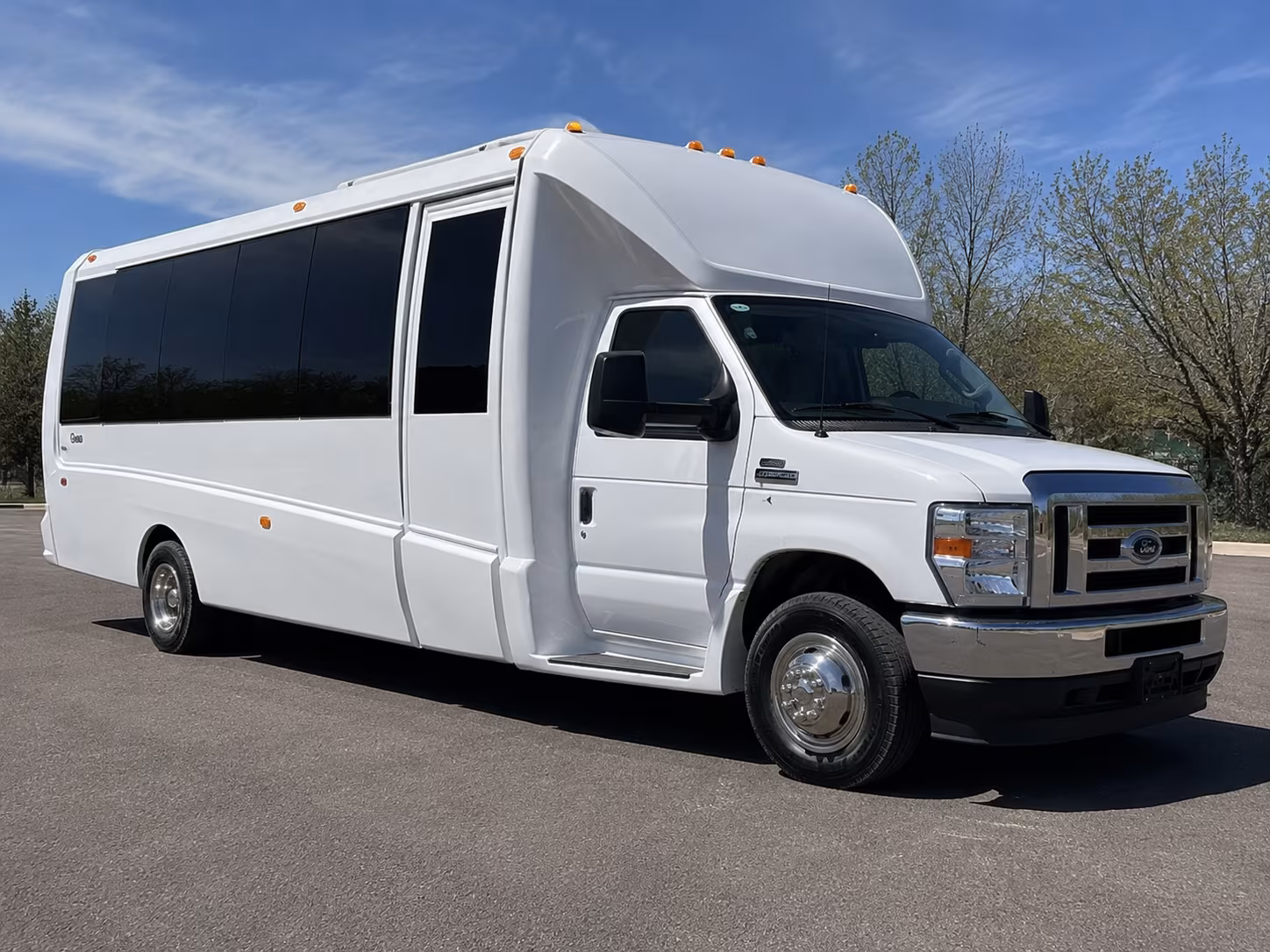 Dallas Sporting Event Transportation party bus exterior