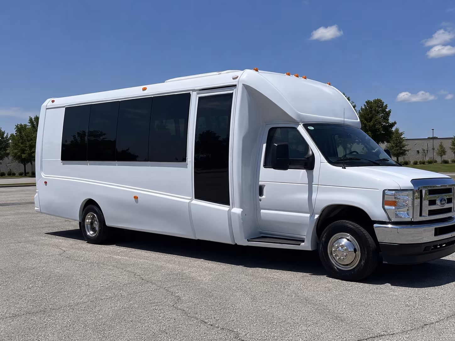 Dallas Sporting Event Transportation party bus exterior