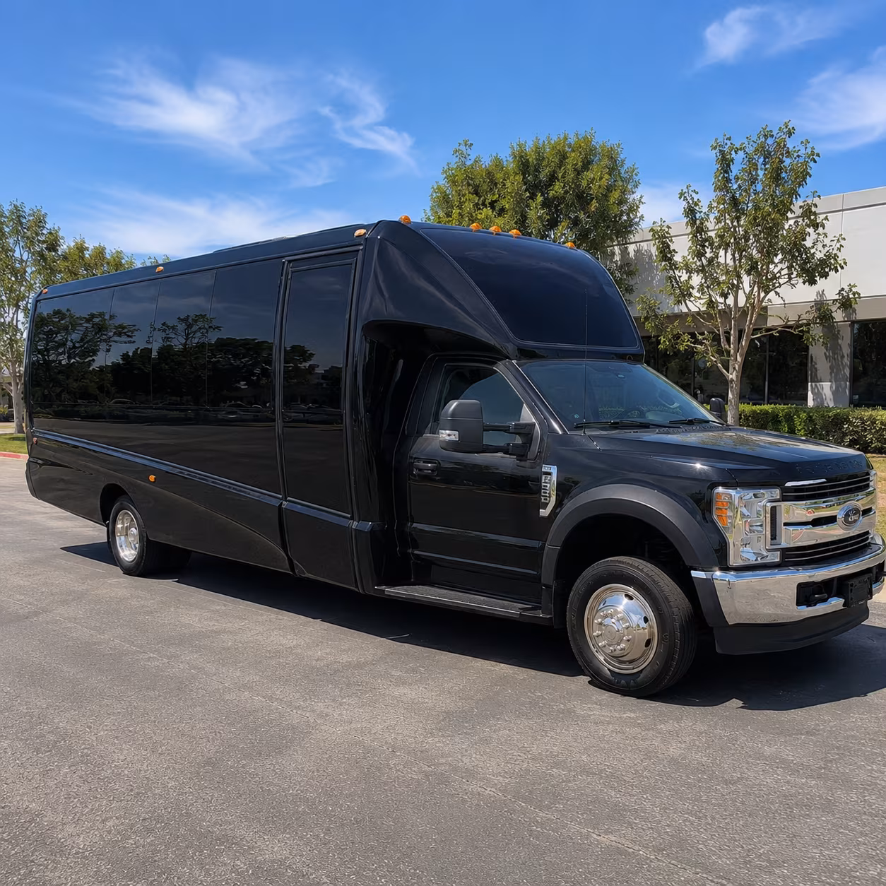 Dallas Sporting Event Transportation party bus exterior