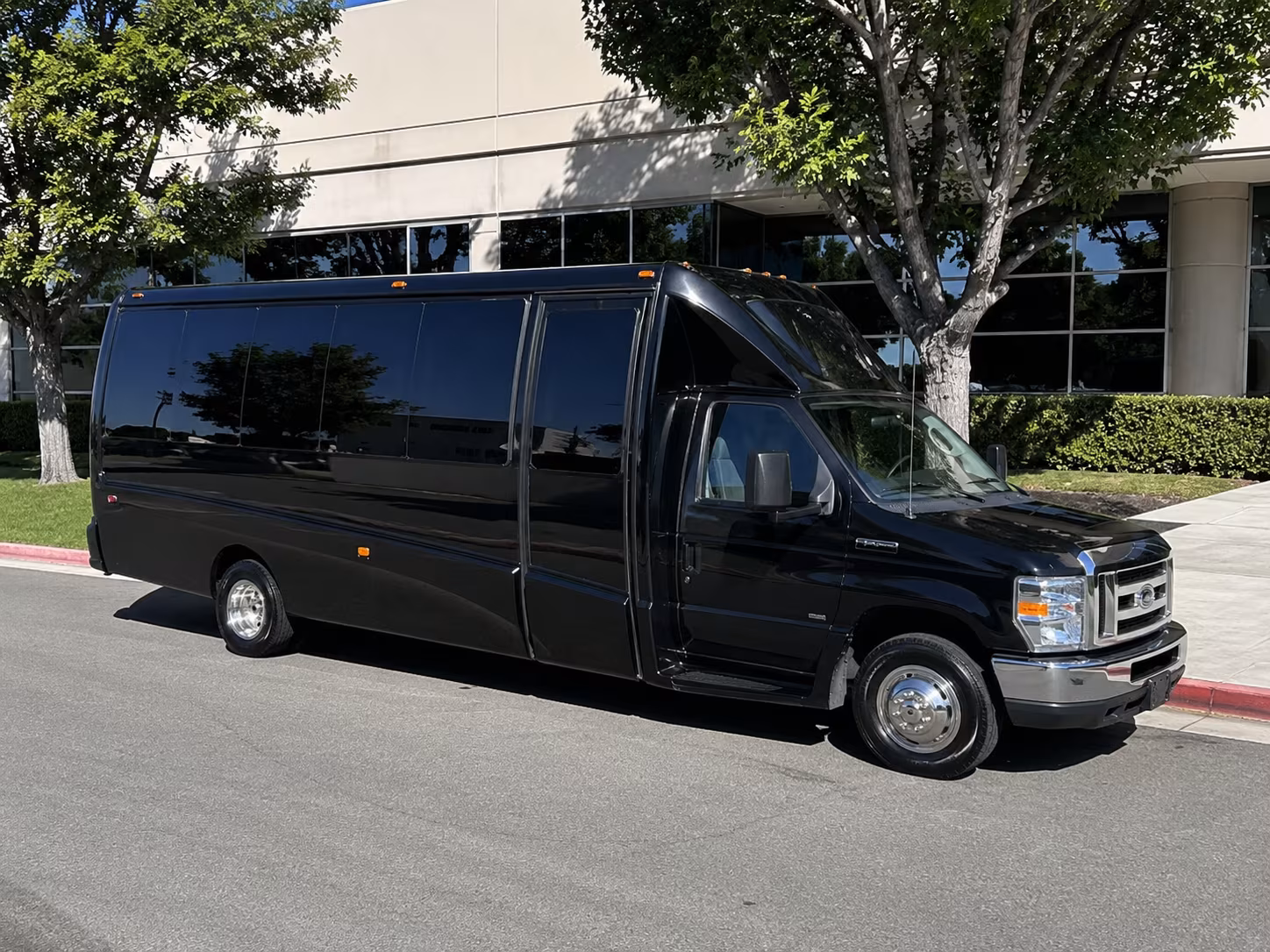 Dallas Wedding Transportation party bus exterior