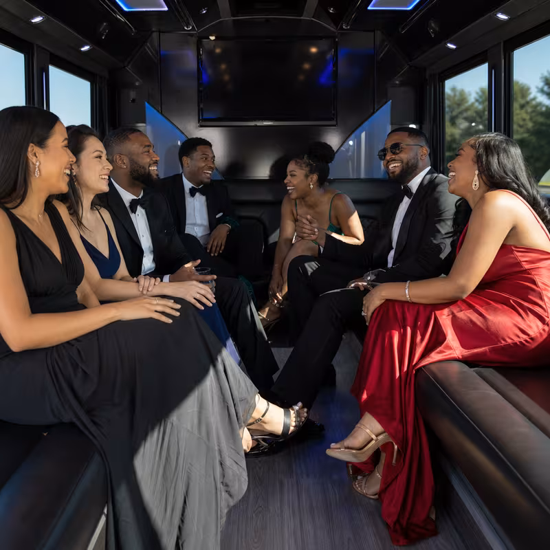 Dallas Prom & Homecoming Transportation fleet vehicle
