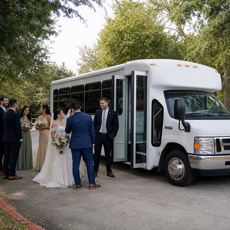 Dallas Wedding Transportation fleet vehicle