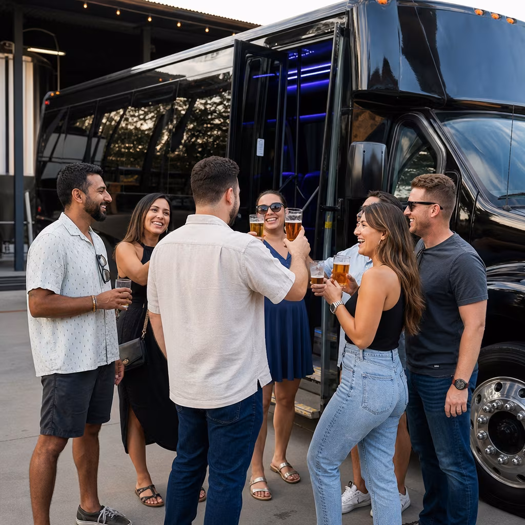 Dallas Winery Tour & Pub Crawl Transportation
